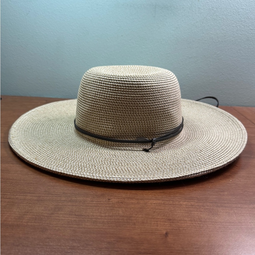 Kallina Stylish Tan 4” Brim Hat